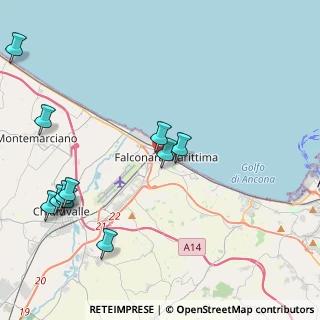 Mappa Via Preventorio, 60015 Falconara Marittima AN, Italia (5.20182)