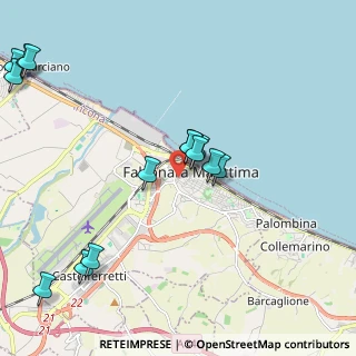 Mappa Via Augusto Bordoni, 60015 Falconara Marittima AN, Italia (2.46)