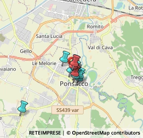 Mappa Via Valdera Pontedera, 56038 Ponsacco PI, Italia (0.82909)