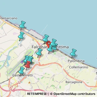 Mappa Via Aurelio Saffi, 60015 Falconara Marittima AN, Italia (1.99357)