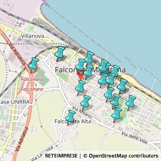 Mappa Via Aurelio Saffi, 60015 Falconara Marittima AN, Italia (0.431)