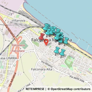 Mappa Via Aurelio Saffi, 60015 Falconara Marittima AN, Italia (0.299)