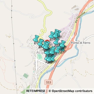 Mappa Via Martiri di Via Fani, 61041 Acqualagna PU, Italia (0.26296)