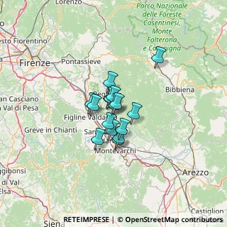 Mappa SP 85, 52020 Castelfranco Piandiscò AR, Italia (7.25688)