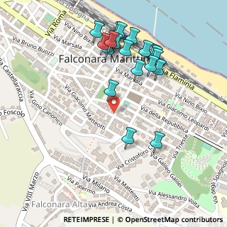 Mappa Via Piero Gobetti, 60015 Falconara Marittima AN, Italia (0.268)