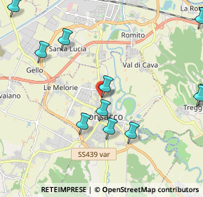 Mappa VIA VALDERA P, 56038 Ponsacco PI, Italia (2.61182)