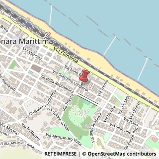 Mappa Via Giacomo Leopardi, 7, 60015 Falconara Marittima, Ancona (Marche)