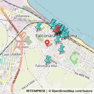 Mappa Via Gino Canonico, 60015 Falconara Marittima AN, Italia (0.3915)