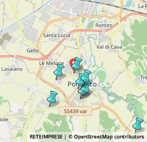 Mappa Via Perugia, 56038 Ponsacco PI, Italia (2.22182)