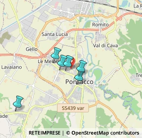 Mappa Via Perugia, 56038 Ponsacco PI, Italia (3.436)
