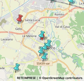 Mappa Via Perugia, 56038 Ponsacco PI, Italia (3.3795)