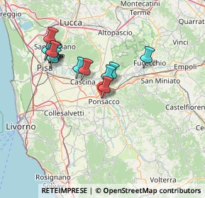 Mappa Via Perugia, 56038 Ponsacco PI, Italia (14.66929)