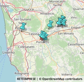 Mappa Via Perugia, 56038 Ponsacco PI, Italia (12.33818)