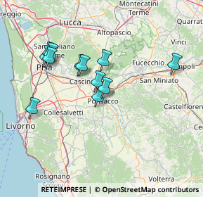 Mappa Via Perugia, 56038 Ponsacco PI, Italia (13.55417)