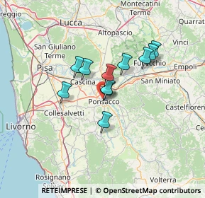 Mappa Via Perugia, 56038 Ponsacco PI, Italia (9.95273)