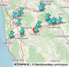 Mappa Via Perugia, 56038 Ponsacco PI, Italia (16.9425)