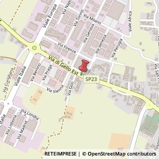 Mappa Via di Gello, 81, 56038 Ponsacco, Pisa (Toscana)