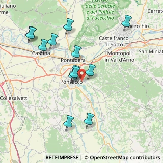 Mappa Via della Conca, 56025 Pontedera PI, Italia (8.31692)