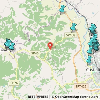 Mappa Via Coianese, 50051 Castelfiorentino FI, Italia (3.6915)