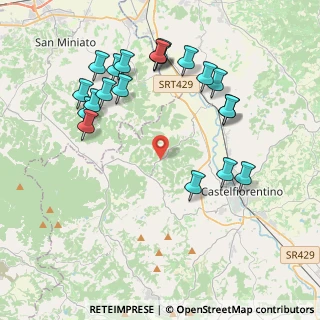 Mappa Via Coianese, 50051 Castelfiorentino FI, Italia (4.498)