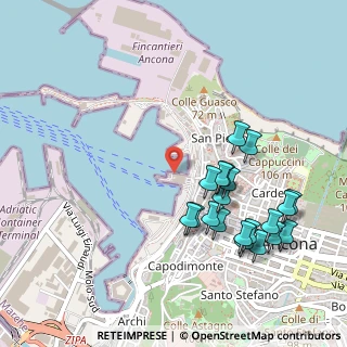 Mappa Porto di Ancona, 60121 Ancona AN, Italia (0.5495)