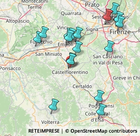 Mappa Limite Sull'arno, 50051 Castelfiorentino FI, Italia (17.35722)