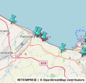 Mappa Via Palombina Vecchia, 60015 Falconara Marittima AN, Italia (6.7665)