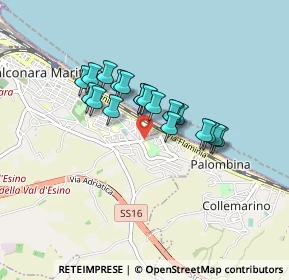 Mappa Via Palombina Vecchia, 60015 Falconara Marittima AN, Italia (0.633)