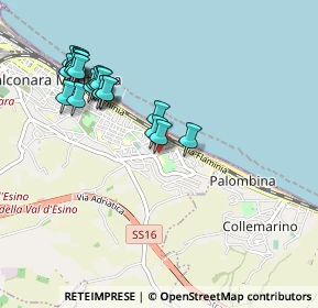 Mappa Via Palombina Vecchia, 60015 Falconara Marittima AN, Italia (1.0095)