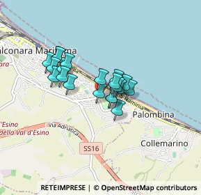 Mappa Via Palombina Vecchia, 60015 Falconara Marittima AN, Italia (0.6045)