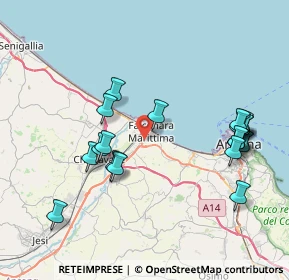 Mappa 60015 Falconara Marittima AN, Italia (8.521)