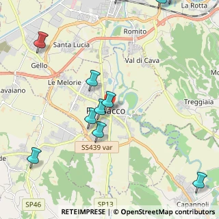 Mappa LA ROSA DI MONTESI FRA, 56038 Ponsacco PI, Italia (3.699)