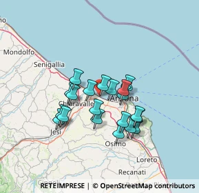 Mappa Via Flaminia, 60020 Ancona AN, Italia (11.1215)