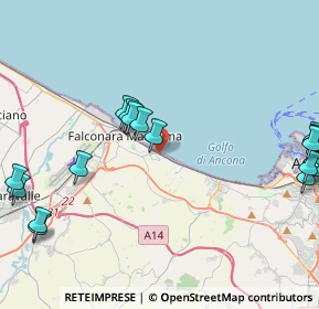 Mappa Via Flaminia, 60020 Ancona AN, Italia (5.9555)