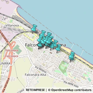 Mappa Via IV Novembre, 60015 Falconara Marittima AN, Italia (0.204)