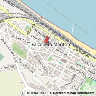 Mappa Via Fratelli Rosselli, 9A, 60015 Falconara Marittima, Ancona (Marche)