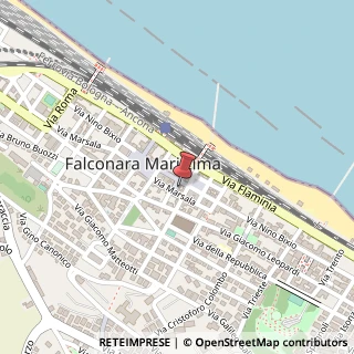 Mappa Via Marsala, 24, 60015 Falconara Marittima, Ancona (Marche)