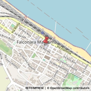 Mappa Via Nino Bixio, 84, 60015 Falconara Marittima, Ancona (Marche)