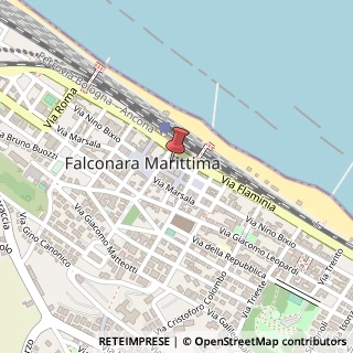 Mappa Via Giuseppe Verdi, 18, 60015 Falconara Marittima, Ancona (Marche)