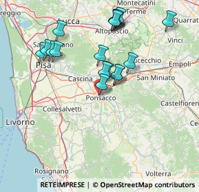 Mappa Ponsacco, 56038 Ponsacco PI, Italia (15.545)