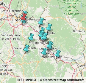 Mappa Via Leonardo da Vinci, 52026 Pian di SCO AR, Italia (10.666)