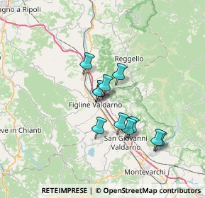 Mappa Via Leonardo da Vinci, 52026 Pian di SCO AR, Italia (5.56273)