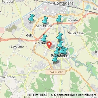 Mappa Via Gello, 56038 Ponsacco PI, Italia (1.49182)