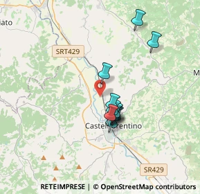 Mappa Via Sibilla Aleramo, 50051 Castelfiorentino FI, Italia (2.82636)