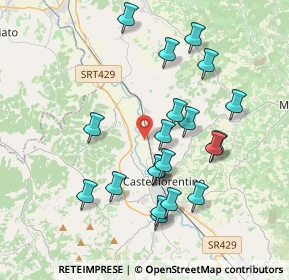 Mappa Via Sibilla Aleramo, 50051 Castelfiorentino FI, Italia (3.834)
