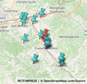 Mappa Via Sibilla Aleramo, 50051 Castelfiorentino FI, Italia (6.542)
