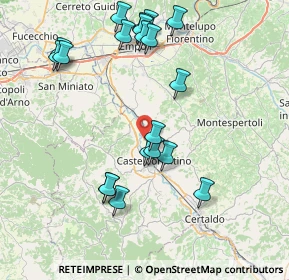Mappa Via Sibilla Aleramo, 50051 Castelfiorentino FI, Italia (8.752)