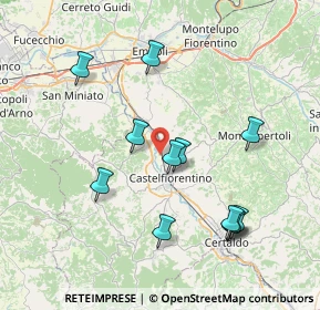 Mappa Via Sibilla Aleramo, 50051 Castelfiorentino FI, Italia (8.0275)