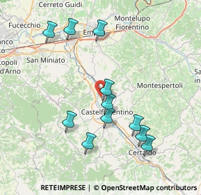 Mappa Via Sibilla Aleramo, 50051 Castelfiorentino FI, Italia (7.94455)