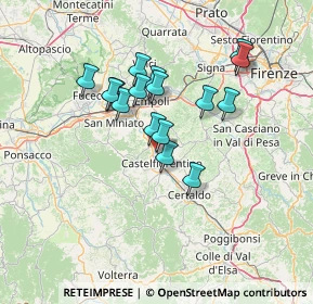 Mappa Via Sibilla Aleramo, 50051 Castelfiorentino FI, Italia (11.74625)